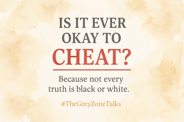 is it ever okay to cheat?